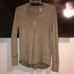 Green real soft American eagle top